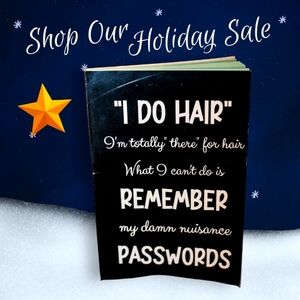 Password Gift for Your Hair Dresser. Office Party Gift Secret Santa Gift